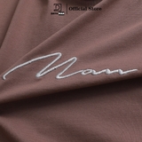 Áo thun TANKTOP nam DATAMAN, ngực thêu chữ Man, cổ tròn, form oversize, chất cotton co giãn 4 chiều- TANKTOPDT22-01