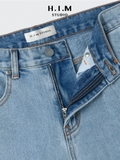 Quần Jean Xuông Ống Rộng - BASIC Wide-Leg Jeans - H.I.M STUDIO
