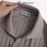 Áo Polo nam ngắn tay DATAMAN dệt kim, cổ chữ V, vải cotton chải kĩ mềm mịn, không bai xù - DT22-01