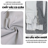 Quần JOGGER thể thao nam lưng thun DATAMAN, chất liệu co giãn 4 chiều, basic trẻ trung năng động - JODT22-01