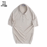 Áo POLO nam DATAMAN dệt kim, họa tiết MONOGRAM trẻ trung, chất liệu Mongtoghi mềm, nhẹ - POLODT22-02