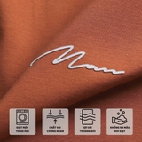 Áo thun nam cổ tròn Basic DATAMAN 100% cotton co giãn 4 chiều, thoáng mát, form regular fit - TCT22-02