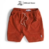 Quần Short Đùi Nhung Tăm Nam Nữ DATAMAN form unisex, chất liệu mát mẻ, may chỉ nổi trẻ trung - QS22-01
