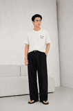 Quần Vải Ống Rộng Xếp Ly  - TWO TUCK WIDE CHINO PANTS - H.I.M STUDIO