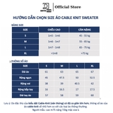 Áo len nam DATAMAN, cổ tròn, hoạ tiết vặn thừng cable-knit, chất liệu len lông cừu cao cấp, dày dặn, mềm mại - DT20