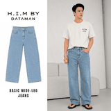 Quần Jean Xuông Ống Rộng - BASIC Wide-Leg Jeans - H.I.M STUDIO