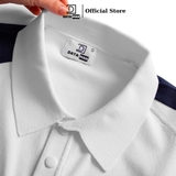 Áo polo dệt kim nam đánh golf DATAMAN, nách raglan, chất liệu visco