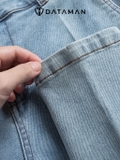 Quần JEANS nam DATAMAN cao cấp, dáng slim basic, co giãn - QJD2406