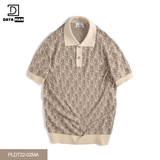 Áo POLO nam DATAMAN dệt kim, họa tiết MONOGRAM trẻ trung, chất liệu Mongtoghi mềm, nhẹ - POLODT22-02