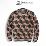 Áo len Sweater Unisex cổ tròn dài tay cube Monogram - DT22-32