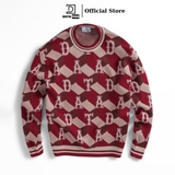 Áo len Sweater Unisex cổ tròn dài tay cube Monogram - DT22-32