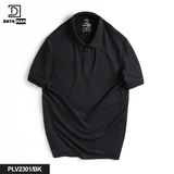 Áo Polo Nam DATAMAN basic tay ngắn vải cotton trơn chất thoáng khí thoải mái - PLV2301