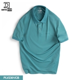 Áo Polo Nam DATAMAN basic tay ngắn vải cotton trơn chất thoáng khí thoải mái - PLV2301