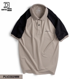 Áo Polo Nam DATAMAN cổ bẻ, ngắn tay, nách raglan phối màu, nam tính, trẻ trung - PLV2302