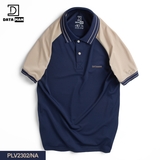 Áo Polo Nam DATAMAN cổ bẻ, ngắn tay, nách raglan phối màu, nam tính, trẻ trung - PLV2302