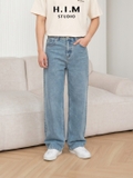 Quần Jean Xuông Ống Rộng - BASIC Wide-Leg Jeans - H.I.M STUDIO