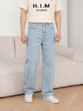 Quần Jean Xuông Ống Rộng - BASIC Wide-Leg Jeans - H.I.M STUDIO