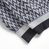 Áo CARDIGAN có túi dáng rộng nam, hãng DATAMAN kẻ sóng vintage, chất len Acrylic giả cashmere mềm mại - DT22-22