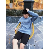 Áo len nam DATAMAN thêu ngực, cổ tròn, vai trễ, hoạ tiết kẻ dọc, chất liệu Mohair dày dặn siêu ấm, siêu nhẹ - DT23B