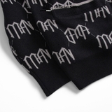 Áo CARDIGAN nam có túi, form rộng họa tiết monogram DATAMAN, chất liệu len lông cừu - DT22-23