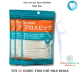Tăm chỉ nha khoa Kioshi - Nhật Bản (5 TẶNG 2, 10 TẶNG 5)