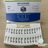 Mắc cài kim loại tự khóa OrthoEuro xanh dương (tự buộc)