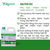 Phân bón NPK - Trung - Vi lượng Silfos chelate hữu cơ - Bổ sung Silic/humic/fulvic/chất hữu cơ