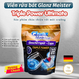 Viên rửa bát Glanz Meister All In One Ultimate Gel Caps