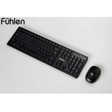 Bộ bàn phím chuột không dây Fuhlen U79s Plus (Đen)
