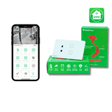 Công tắc cảm ứng HUNONIC DATIC 2 nút+ 1 ổ (Màu trắng)