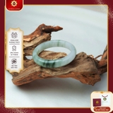 Vòng Đá Ngọc Thiên Sơn Thúy Màu Xanh Mint (Xanh Bạc Hà) Tinh Khôi Chuẩn Tự Nhiên, May Mắn & Bình An TATINA GEMS (Tặng Bộ Hộp Đựng Sang Trọng)