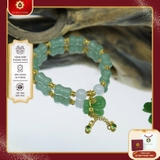 Vòng Tay Đá Đông Lăng Xanh (Aventurine) Tự Nhiên Bộ Sưu Tập Viên Đá Thần Tài TATINA GEMS. (Tặng Bộ Hộp Đựng Sang Trọng)