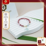 Vòng Tay Chuỗi Hạt Đá Thạch Anh Hồng Dâu Mix Charm Cao Cấp Bộ Sưu Tập Tài Lộc & Bình An TATINA GEMS (Tặng Bộ Hộp Đựng Sang Trọng)