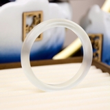 Vòng Kiềng Đá Canxedon Trắng Trong Tự Nhiên – Rock Crystal Nguyên Khối Mang Lại Năng Lượng Tinh Khiết TATINA GEMS (Tặng Bộ Hộp Đựng Sang Trọng)