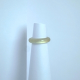 Nhẫn Đá Trắng Ánh Vàng Tự Nhiên Nhẫn Phong Thủy Bình An TATINA GEMS. (Tặng Bộ Hộp Đựng Sang Trọng)