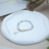 Vòng Tay Chuỗi Hạt Đá Thạch Anh Ngọc Trai Mix Charm Cao Cấp Bộ Sưu Tập Tài Lộc & Bình An TATINA GEMS (Tặng Bộ Hộp Đựng Sang Trọng)