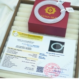 Vòng Tay Bạch Ngọc Trắng Tuyết Ngọc Đá Calcite Cao Cấp Kiểu Dáng Tròn Phong Thủy Bình An May Mắn TATINA GEMS (Tặng Bộ Hộp Đựng Sang Trọng)