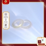 Nhẫn Đá Chalcedony Bạch Nguyệt Quang Tự Nhiên  Nhẫn Phong Thủy Bình An TATINA GEMS. (Tặng Bộ Hộp Đựng Sang Trọng)