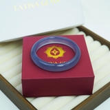 Vòng Tay Mã Não Xanh Thiên Thanh (Sky Blue) Chất Băng Kính Trong Suốt Phong Thủy Năng Lượng May Mắn Và Bình An TATINA GEMS (Tặng Bộ Hộp Đựng Sang Trọng).