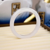 Vòng Tay Đá Canxedon Trắng Ngọc Vẻ Đẹp Tinh Khiết Thu Hút Năng Lượng May Mắn Bình An TATINA GEMS (Tặng Bộ Hộp Đựng Sang Trọng)