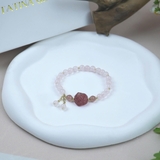 Vòng Tay Chuỗi Hạt Đá Thạch Anh Mix Charm Cao Cấp Bộ Sưu Tập The Muse Collection TATINA GEMS (Tặng Bộ Hộp Đựng Sang Trọng)