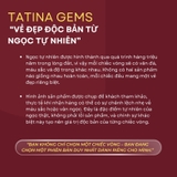 Nhẫn Đá Chalcedony Bạch Nguyệt Quang Tự Nhiên  Nhẫn Phong Thủy Bình An TATINA GEMS. (Tặng Bộ Hộp Đựng Sang Trọng)