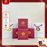 Nhẫn Đá Trắng Ánh Vàng Tự Nhiên Nhẫn Phong Thủy Bình An TATINA GEMS. (Tặng Bộ Hộp Đựng Sang Trọng)