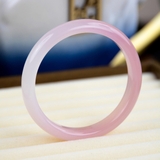 Vòng Tay Đá Chalcedony Tự Nhiên Hồng Băng Hoa Anh Đào Sakura – Vòng Đá Phong Thủy Thu Hút Nhân Duyên (Tặng Bộ Hộp Đựng Sang Trọng)