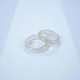 Nhẫn Đá Chalcedony Bạch Nguyệt Quang Tự Nhiên  Nhẫn Phong Thủy Bình An TATINA GEMS. (Tặng Bộ Hộp Đựng Sang Trọng)