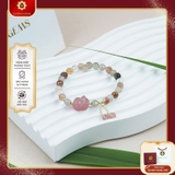 Vòng Tay Chuỗi Hạt Đá Thạch Anh Mix Charm Cao Cấp Bộ Sưu Tập The Muse Collection TATINA GEMS (Tặng Bộ Hộp Đựng Sang Trọng)