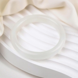 Vòng Kiềng Đá Canxedon Trắng Trong Tự Nhiên – Rock Crystal Nguyên Khối Mang Lại Năng Lượng Tinh Khiết TATINA GEMS (Tặng Bộ Hộp Đựng Sang Trọng)