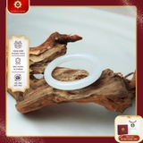 Vòng Tay Bạch Ngọc Trắng Tuyết Ngọc Đá Calcite Cao Cấp Kiểu Dáng Tròn Phong Thủy Bình An May Mắn TATINA GEMS (Tặng Bộ Hộp Đựng Sang Trọng)