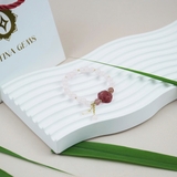 Vòng Tay Chuỗi Hạt Đá Thạch Anh Mix Charm Cao Cấp Bộ Sưu Tập The Muse Collection TATINA GEMS (Tặng Bộ Hộp Đựng Sang Trọng)