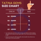 Vòng Tay Bạch Ngọc Trắng Tuyết Ngọc Đá Calcite Cao Cấp Kiểu Dáng Tròn Phong Thủy Bình An May Mắn TATINA GEMS (Tặng Bộ Hộp Đựng Sang Trọng)
